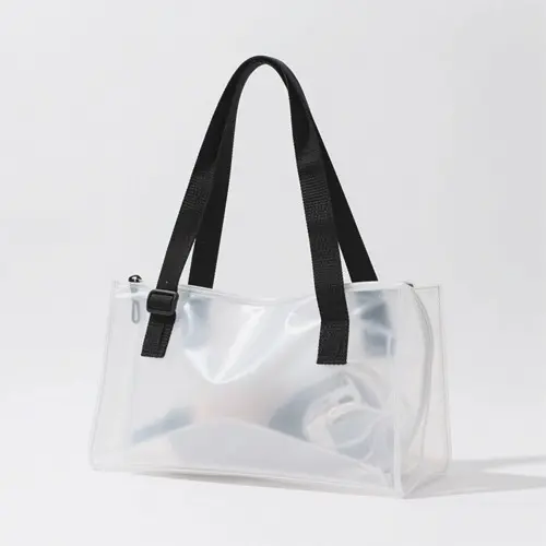 百搭大容量透明單肩斜挎包